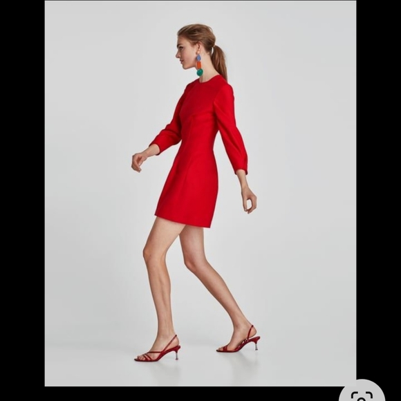 BNWT! Zara mini red dress - Picture 3 of 6